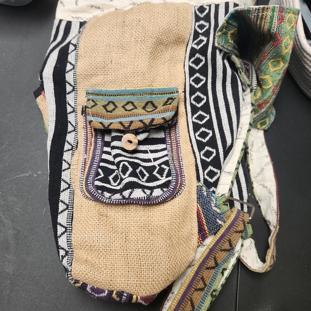 Rice Love Multicolor Patterned Backpack - image 3